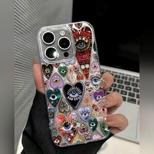 NEW! Colorful Eye Pattern Phone Case I Phone 16 Pro!
